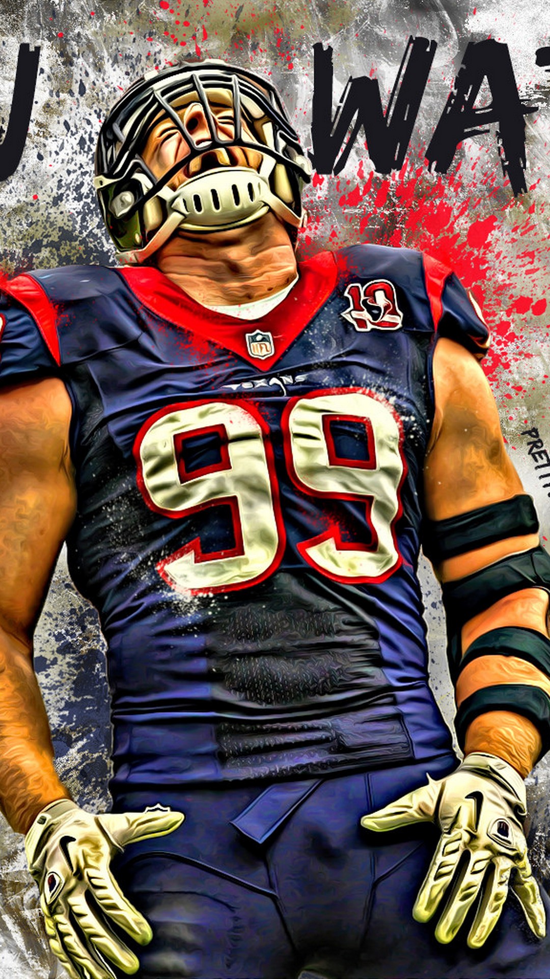 JJ Watt iPhone Wallpaper Home Screen with high-resolution 1080x1920 pixel. Download and set as wallpaper for Apple iPhone X, XS Max, XR, 8, 7, 6, SE, iPad, Android