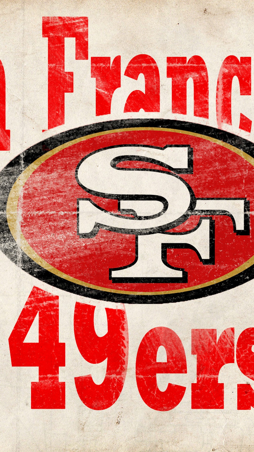 San Francisco 49ers iPhone Wallpaper Home Screen with high-resolution 1080x1920 pixel. Download and set as wallpaper for Desktop Computer, Apple iPhone X, XS Max, XR, 8, 7, 6, SE, iPad, Android